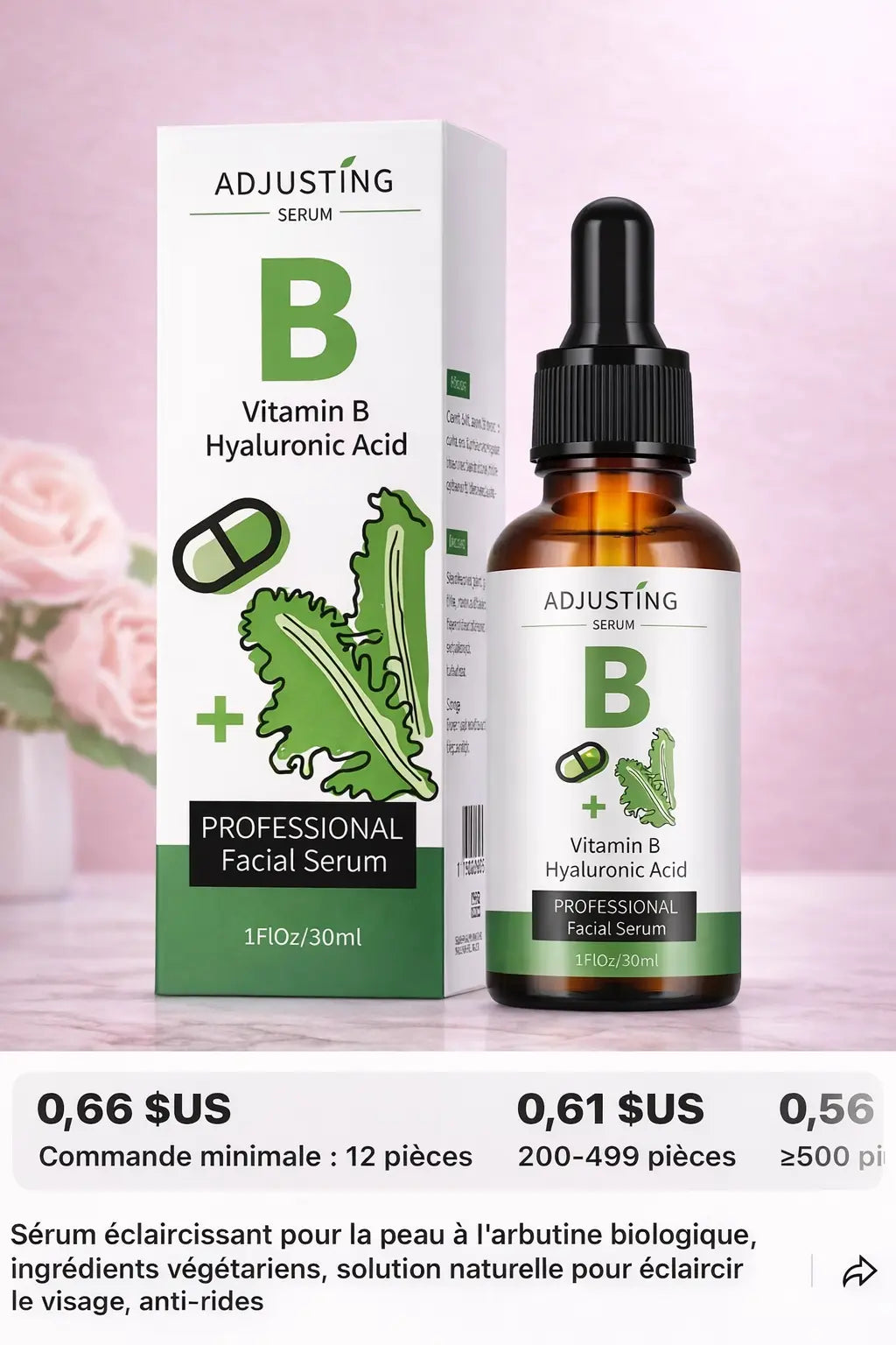 Sérum Whitening Arbutine et Niacinamide SHENALAK