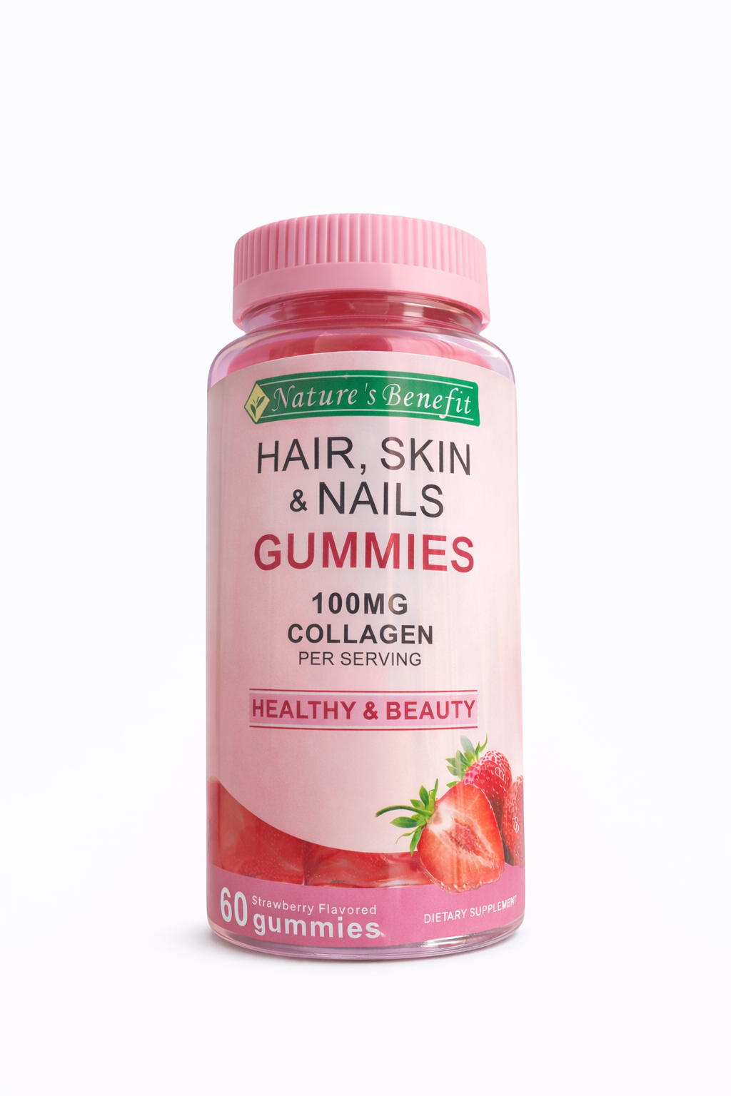 Bonbons gélifiés à la biotine et au collagène SHENALAK